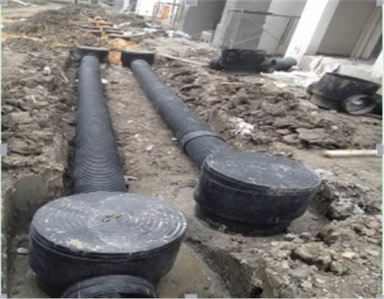 塑料檢查井及排水管的施工回填 塑料檢查井及排水管的施工回填