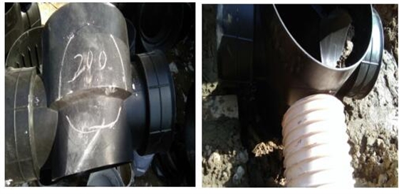 建筑排水出戶管如何正確接入塑料檢查井 建筑排水出戶管如何正確接入塑料檢查井