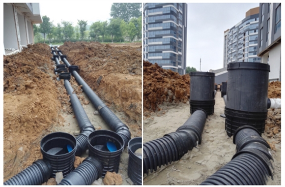 南京湯山人才公寓塑料井施工介紹 南京湯山人才公寓塑料井施工介紹