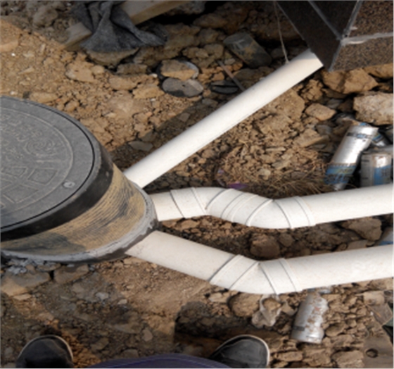 匯金天地出戶(hù)管與塑料井連接 匯金天地出戶(hù)管與塑料井連接