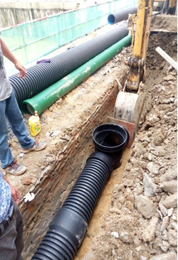 塑料井施工現(xiàn)場(chǎng) 塑料井施工現(xiàn)場(chǎng)