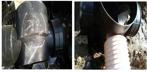 建筑排水出戶管如何正確接入塑料檢查井 建筑排水出戶管如何正確接入塑料檢查井