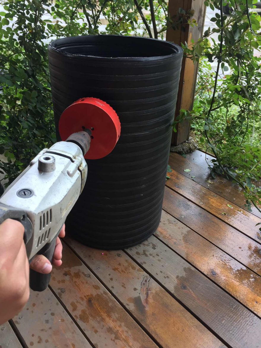 塑料檢查井之開孔器