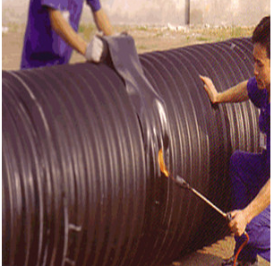 塑料檢查井之熱收縮帶 塑料檢查井之熱收縮帶