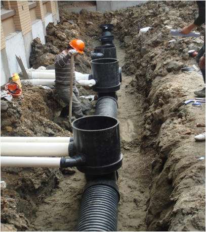 塑料窨井之匯合接頭 塑料窨井之匯合接頭