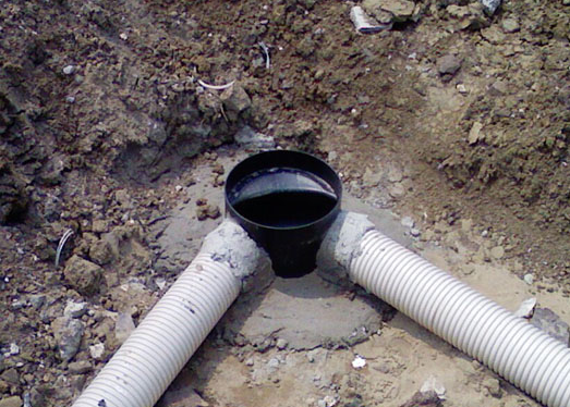 塑料檢查井之接管承口密封 塑料檢查井之接管承口密封