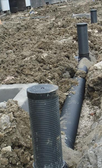 塑料檢查井之接管承口密封 塑料檢查井之接管承口密封